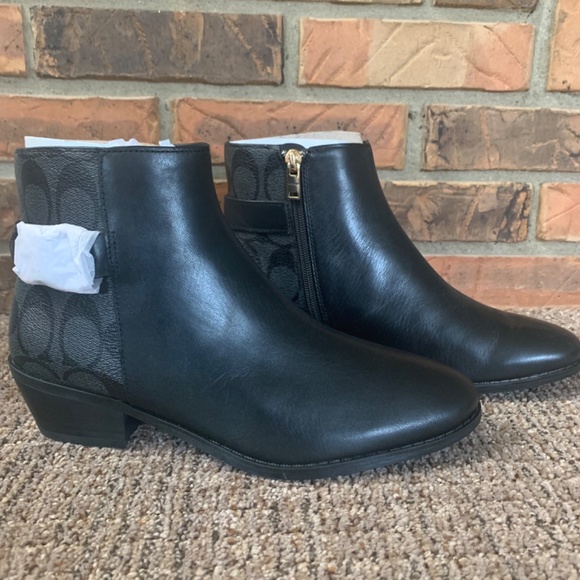 NWT Coach Black Dany Boot - Picture 8 of 10